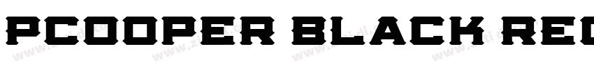 Pcooper Black Regula字体转换